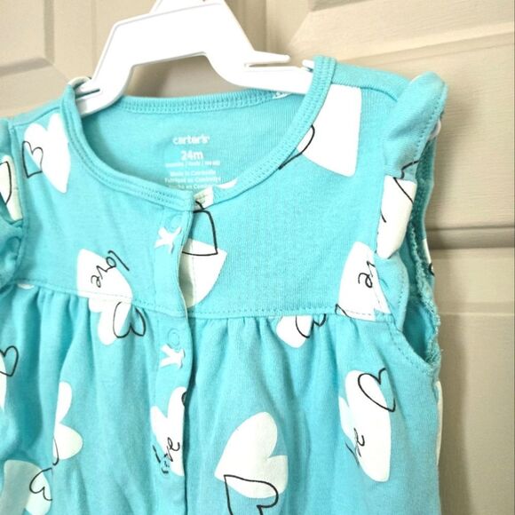 3/$15 Carters Romper Suze 24 M - Picture 3 of 3